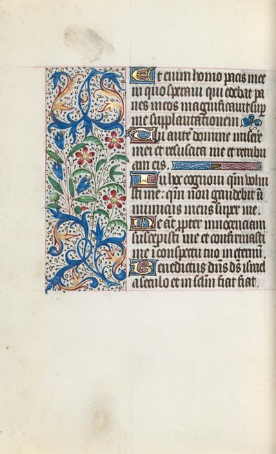 Timebog Brug af Rouen: fol. 128v, ca. 1470. af Master of the Geneva Latini