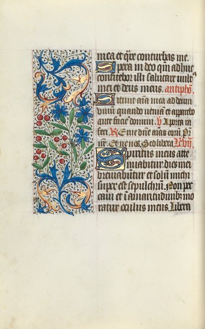 Timebog Brug af Rouen: fol. 130v, ca. 1470. af Master of the Geneva Latini