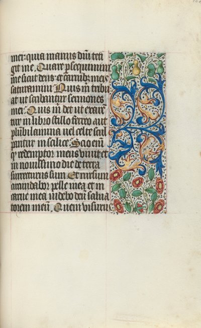 Timebog Brug af Rouen: fol. 132r, ca. 1470. af Master of the Geneva Latini