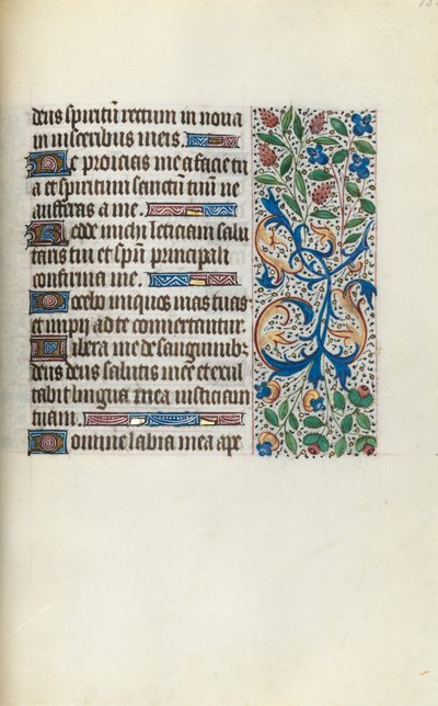 Timebog Brug af Rouen: fol. 135r, ca. 1470. af Master of the Geneva Latini