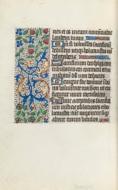 Timebog Brug af Rouen: fol. 135v, ca. 1470. af Master of the Geneva Latini