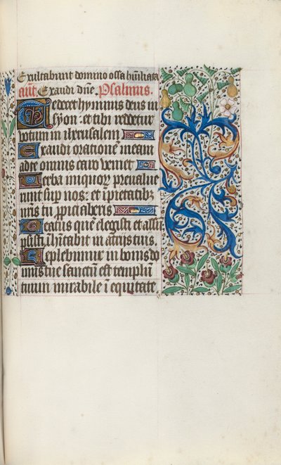 Timebog Brug af Rouen: fol. 136r, ca. 1470. af Master of the Geneva Latini