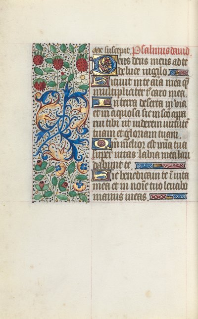Timebog Brug af Rouen: fol. 137v, ca. 1470. af Master of the Geneva Latini