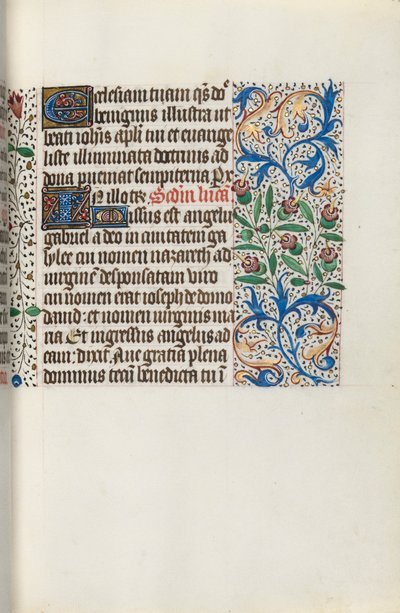 Timebog Brug af Rouen: fol. 141r, ca. 1470. af Master of the Geneva Latini
