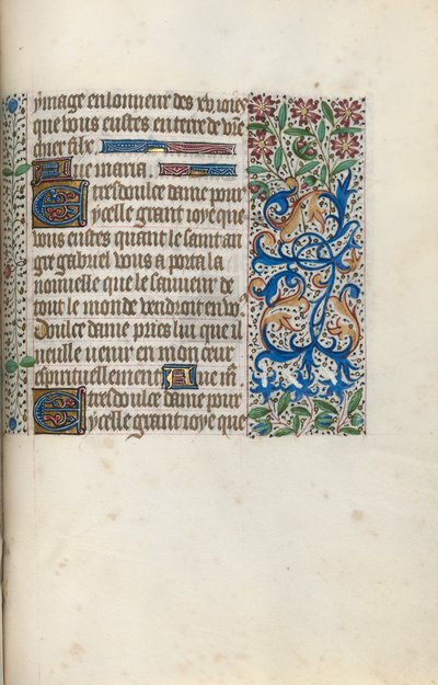Timebog Brug af Rouen: fol. 147r, ca. 1470. af Master of the Geneva Latini