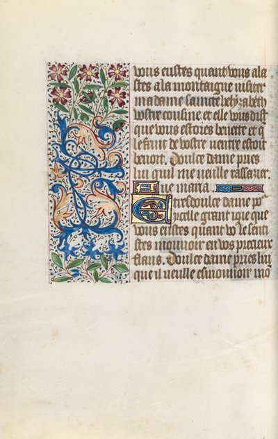Timebog Brug af Rouen: fol. 147v, ca. 1470. af Master of the Geneva Latini