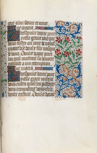 Timebog Brug af Rouen: fol. 148r, ca. 1470. af Master of the Geneva Latini
