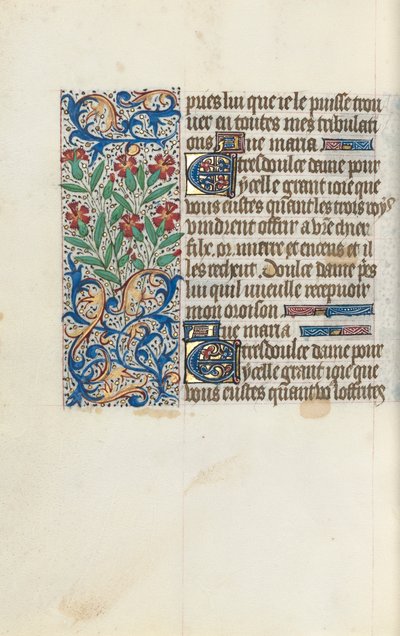 Timebog Brug af Rouen: fol. 148v, ca. 1470. af Master of the Geneva Latini