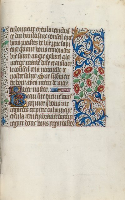 Timebog Brug af Rouen: fol. 152r, ca. 1470. af Master of the Geneva Latini