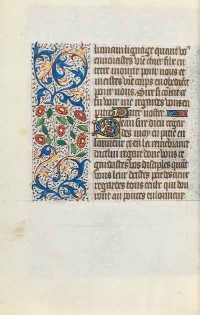 Timebog Brug af Rouen: fol. 152v, ca. 1470. af Master of the Geneva Latini