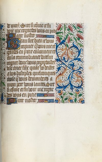Timebog Brug af Rouen: fol. 153r, ca. 1470. af Master of the Geneva Latini