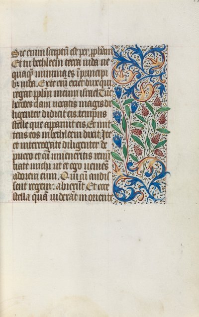 Timebog Brug af Rouen: fol. 17r, ca. 1470. af Master of the Geneva Latini