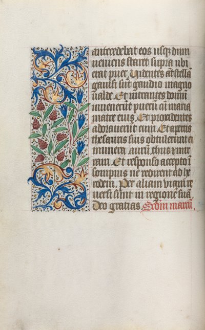 Timebog Brug af Rouen: fol. 17v, ca. 1470. af Master of the Geneva Latini