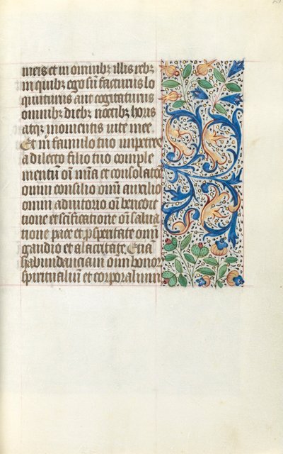 Timebog Brug af Rouen: fol. 21r, c. 1470. af Master of the Geneva Latini