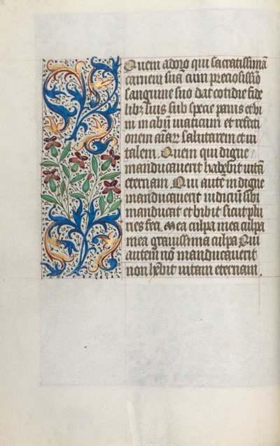 Timebog Brug af Rouen: fol. 23v, c. 1470. af Master of the Geneva Latini