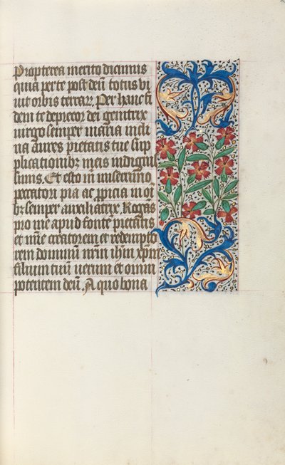 Timebog Brug af Rouen: fol. 24r, c. 1470. af Master of the Geneva Latini