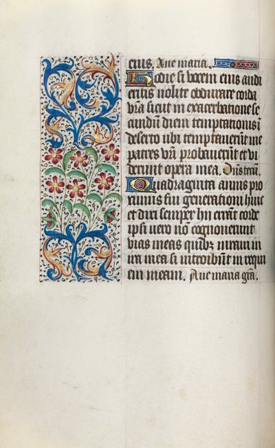 Timebog Brug af Rouen: fol. 29v, ca. 1470. af Master of the Geneva Latini