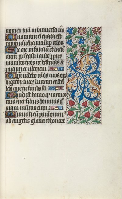 Timebog Brug af Rouen: fol. 31r, c. 1470. af Master of the Geneva Latini