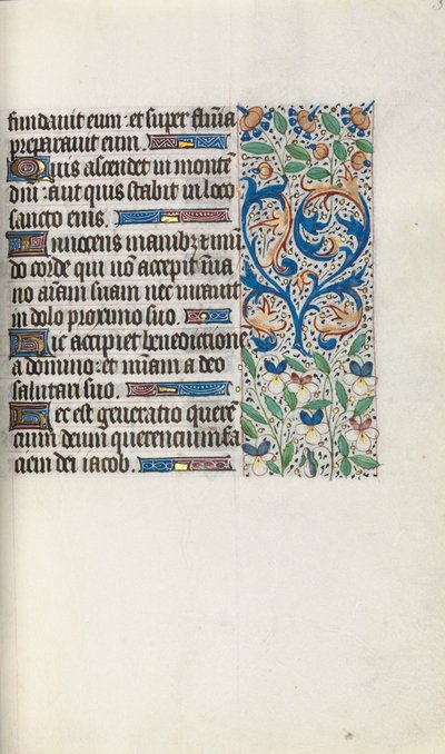 Timebog Brug af Rouen: fol. 34r, c. 1470. af Master of the Geneva Latini