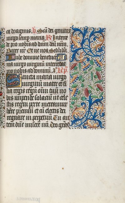 Timebog Brug af Rouen: fol. 35r, ca. 1470. af Master of the Geneva Latini