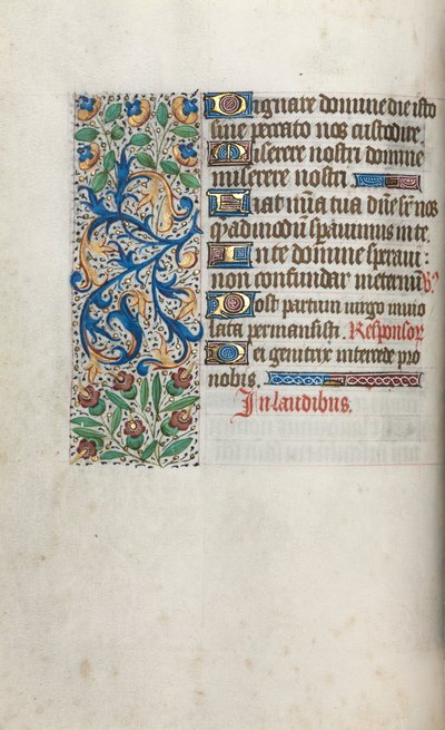 Timebog Brug af Rouen: fol. 38v, ca. 1470. af Master of the Geneva Latini