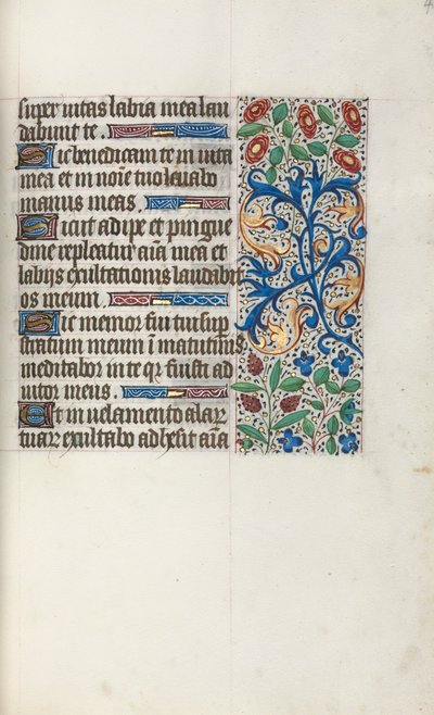 Timebog Brug af Rouen: fol. 40r, c. 1470. af Master of the Geneva Latini