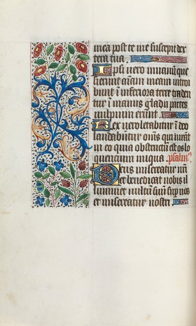 Timebog Brug af Rouen: fol. 40v, ca. 1470. af Master of the Geneva Latini