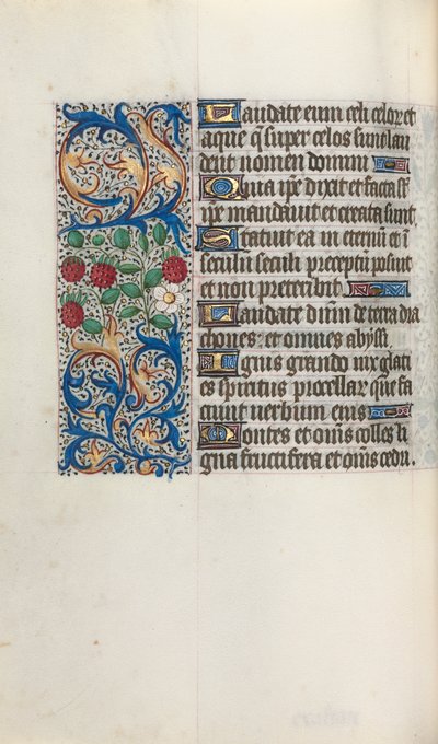 Timebog Brug af Rouen: fol. 44v, c. 1470. af Master of the Geneva Latini