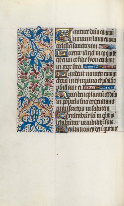 Timebog Brug af Rouen: fol. 45v, ca. 1470. af Master of the Geneva Latini