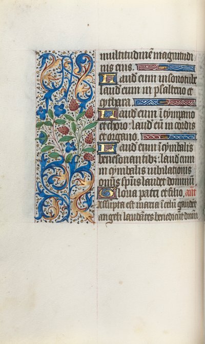 Timebog Brug af Rouen: fol. 46v, ca. 1470. af Master of the Geneva Latini