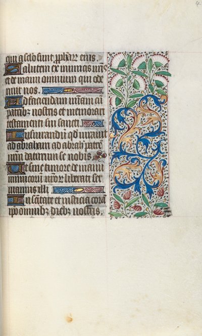 Timebog Brug af Rouen: fol. 48r, ca. 1470. af Master of the Geneva Latini
