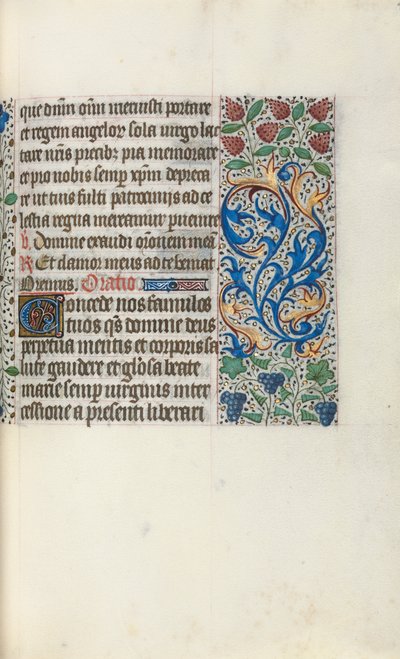 Timebog Brug af Rouen: fol. 49r, ca. 1470. af Master of the Geneva Latini