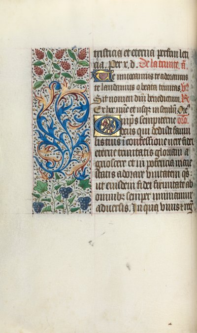 Timebog Brug af Rouen: fol. 49v, ca. 1470. af Master of the Geneva Latini