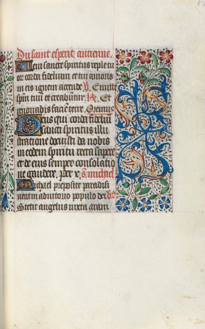 Timebog Brug af Rouen: fol. 50r, c. 1470. af Master of the Geneva Latini