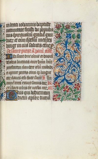 Timebog Brug af Rouen: fol. 51r, c. 1470. af Master of the Geneva Latini