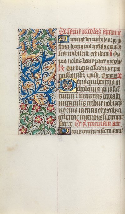 Timebog Brug af Rouen: fol. 52v, c. 1470. af Master of the Geneva Latini
