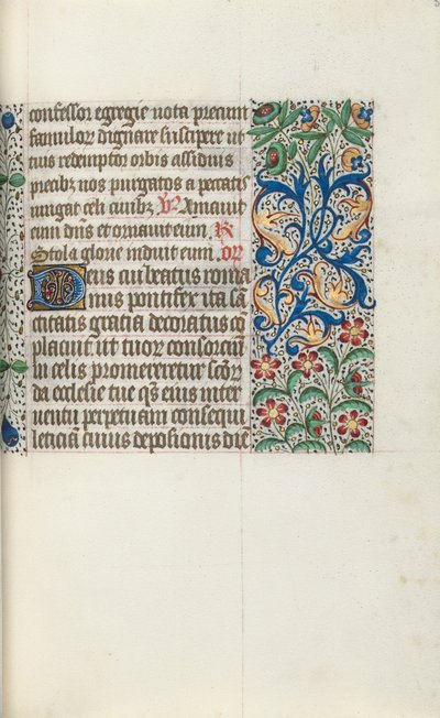 Timebog Brug af Rouen: fol. 53r, c. 1470. af Master of the Geneva Latini