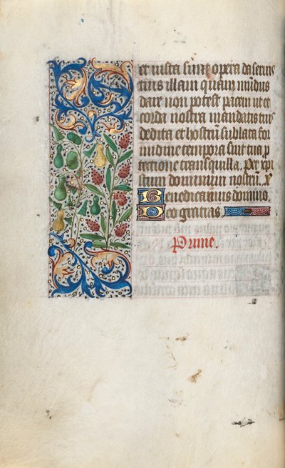 Timebog Brug af Rouen: fol. 55v, ca. 1470. af Master of the Geneva Latini