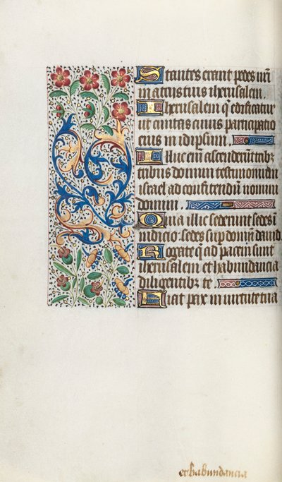 Timebog Brug af Rouen: fol. 62v, ca. 1470. af Master of the Geneva Latini