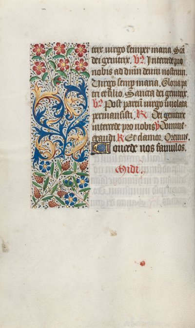 Timebog Brug af Rouen: fol. 63v, c. 1470. af Master of the Geneva Latini