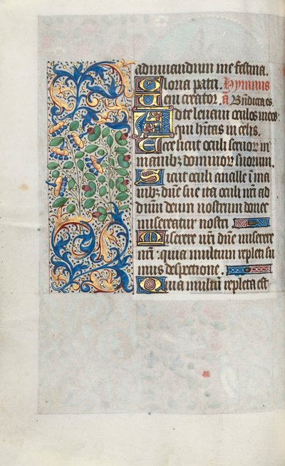 Timebog Brug af Rouen: fol. 64v, ca. 1470. af Master of the Geneva Latini