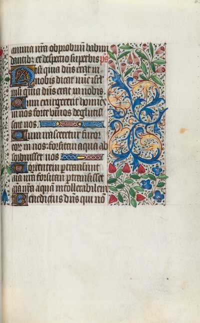 Timebog Brug af Rouen: fol. 65r, ca. 1470. af Master of the Geneva Latini