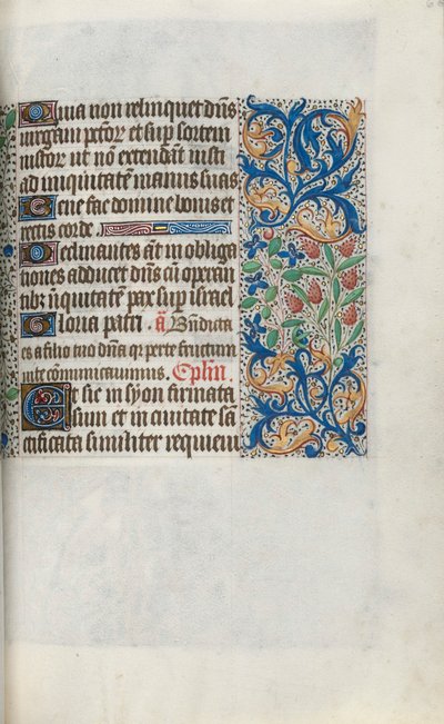 Timebog Brug af Rouen: fol. 66r, ca. 1470. af Master of the Geneva Latini