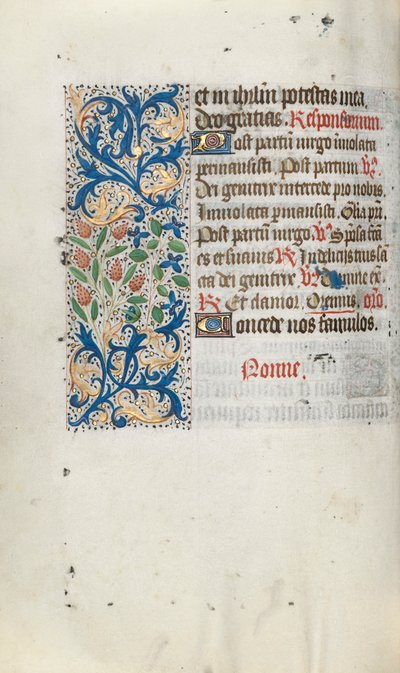 Timebog Brug af Rouen: fol. 66v, ca. 1470. af Master of the Geneva Latini