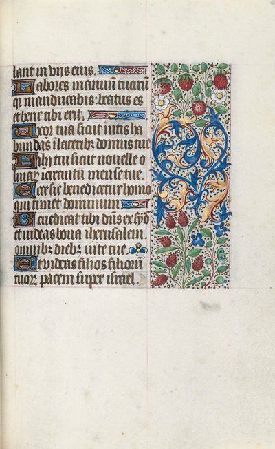 Timebog Brug af Rouen: fol. 69r, ca. 1470. af Master of the Geneva Latini