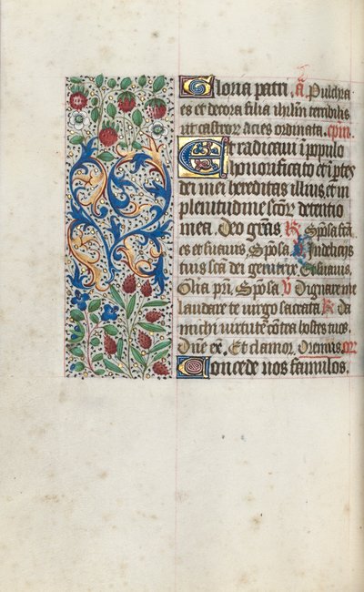 Timebog Brug af Rouen: fol. 69v, ca. 1470. af Master of the Geneva Latini