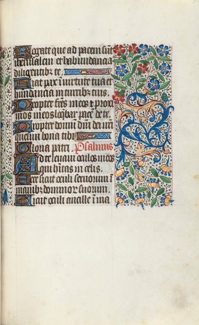 Timebog Brug af Rouen: fol. 70r, ca. 1470. af Master of the Geneva Latini