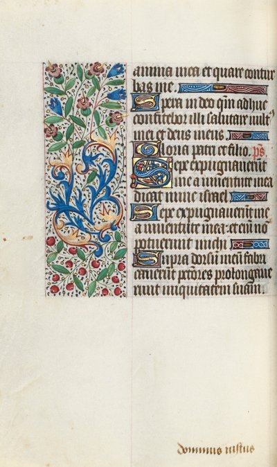 Timebog Brug af Rouen: fol. 76v, ca. 1470. af Master of the Geneva Latini