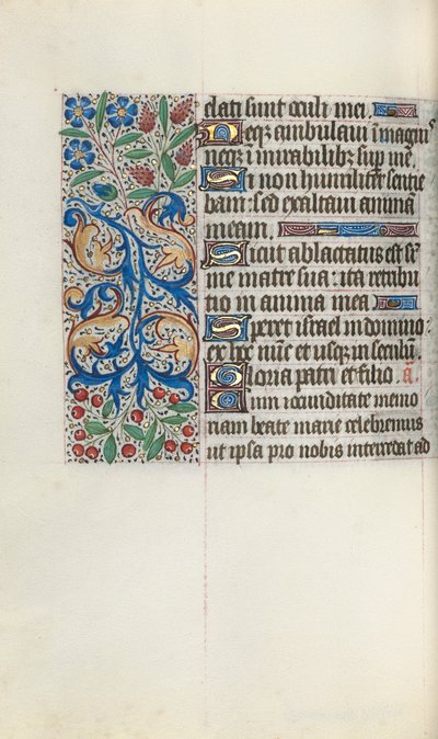 Timebog Brug af Rouen: fol. 77v, ca. 1470. af Master of the Geneva Latini