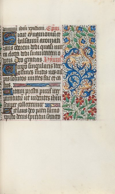 Timebog Brug af Rouen: fol. 78r, ca. 1470. af Master of the Geneva Latini